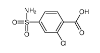 2-氯-4-氨磺酰基苯甲酸结构式