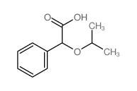 2-异丙氧基-2-苯乙酸结构式