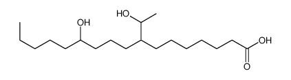 12-hydroxy-8-(1-hydroxyethyl)heptadecanoic acid结构式