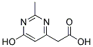 (6-羟基-2-甲基嘧啶-4-基)乙酸结构式