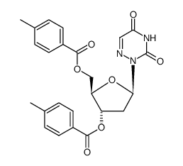 3',5'-di-O-p-toluoyl-2'-deoxy-6-azauridine Structure