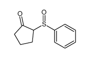 2-(benzenesulfinyl)cyclopentan-1-one Structure
