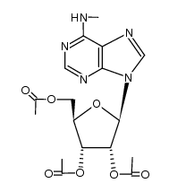 2',3',5'-tri-O-acetyl-N6-methyl-adenosine Structure