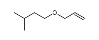 allyl 3-methylbutyl ether Structure