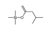 trimethyl(4-methylpent-1-en-2-yloxy)silane结构式