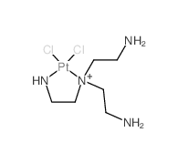 2-(bis(2-aminoethyl)amino)ethylazanide; dichloroplatinum Structure