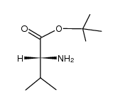 2-氨基-3-甲基丁酸叔丁酯结构式