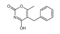 5-benzyl-6-methyl-1,3-oxazine-2,4-dione结构式