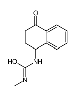 1-methyl-3-(4-oxo-2,3-dihydro-1H-naphthalen-1-yl)urea结构式