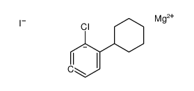 magnesium,1-chloro-2-cyclohexylbenzene-5-ide,iodide Structure