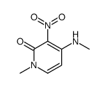 1-methyl-4-(methylamino)-3-nitropyridin-2-one结构式