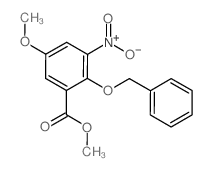 3-氨基-4-氯-5-甲氧基苯甲酸甲酯结构式