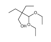 2-(Diethoxymethyl)-2-ethyl-1-butanol Structure