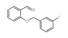 2-[(3-氟苄基)氧基]苯甲醛结构式