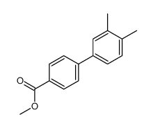 methyl 4-(3,4-dimethylphenyl)benzoate结构式