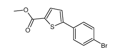 methyl 5-(4-bromophenyl)thiophene-2-carboxylate结构式