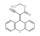 ethyl 2-cyano-2-xanthen-9-ylidene-acetate结构式