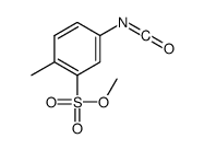 methyl 5-isocyanato-2-methylbenzenesulfonate结构式