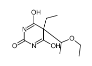 5-(1-Ethoxyethyl)-5-ethylbarbituric acid Structure