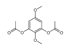 1,3-diacetoxy-2,5-dimethoxy-benzene结构式