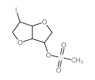 2-iodo-6-methylsulfonyloxy-4,8-dioxabicyclo[3.3.0]octane Structure