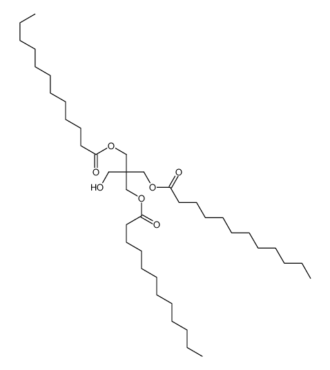 2-(hydroxymethyl)-2-[[(1-oxododecyl)oxy]methyl]propane-1,3-diyl dilaurate结构式