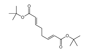 ditert-butyl octa-2,6-dienedioate结构式