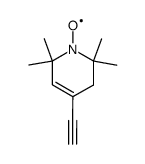 4-ethynyl-2,2,6,6-tetramethyl-Δ3-dhydropiperidine-1-oxyl结构式