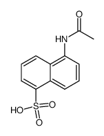 5-acetylamino-naphthalene-1-sulfonic acid结构式