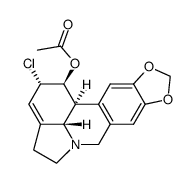 1-acetyl-2-chlorolycorine结构式