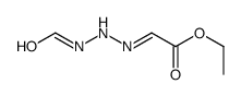 Acetic acid,(2-formylhydrazino)imino-,ethyl ester (9CI)结构式