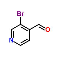 3-溴-4-吡啶甲醛结构式