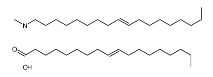 oleic acid, compound with (Z)-N,N-dimethyloctadec-9-enylamine (1:1) Structure