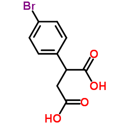 2-(4-Bromophenyl)succinic acid Structure