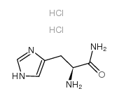 (S)-2-氨基-3-(1H-咪唑-4-基)丙酰胺二盐酸盐图片