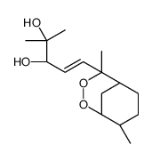 (E,3S)-5-[(1S,2S,5S,6R)-2,6-dimethyl-3,4-dioxabicyclo[3.3.1]nonan-2-yl]-2-methylpent-4-ene-2,3-diol结构式