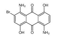 1,5-diamino-2-bromo-4,8-dihydroxy-anthracene-9,10-dione结构式
