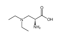 3-(N,N-二乙基氨基)-D-丙氨酸结构式
