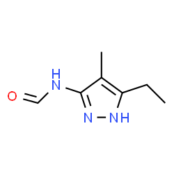 Formamide,N-(5-ethyl-4-methyl-1H-pyrazol-3-yl)- Structure