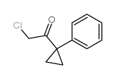 Ethanone, 2-chloro-1-(1-phenylcyclopropyl)- (9CI)结构式