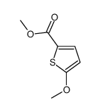Methyl 5-Methoxy-2-thiophenecarboxylate Structure