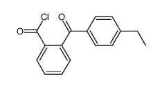 ortho(4'-ethylbenzoyl)benzoic acid chloride结构式