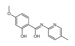Benzamide, 2-hydroxy-4-methoxy-N-(5-methyl-2-pyridinyl)- (9CI)结构式