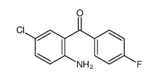 (2-AMINO-5-CHLOROPHENYL)(4-FLUOROPHENYL)METHANONE结构式