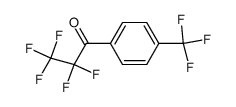 2,2,3,3,3-pentafluoro-1-(4-(trifluoromethyl)phenyl)propan-1-one Structure