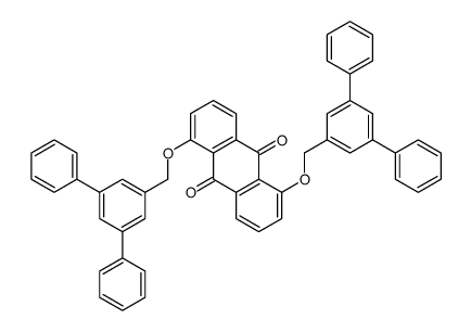 1,5-bis[(3,5-diphenylphenyl)methoxy]anthracene-9,10-dione Structure