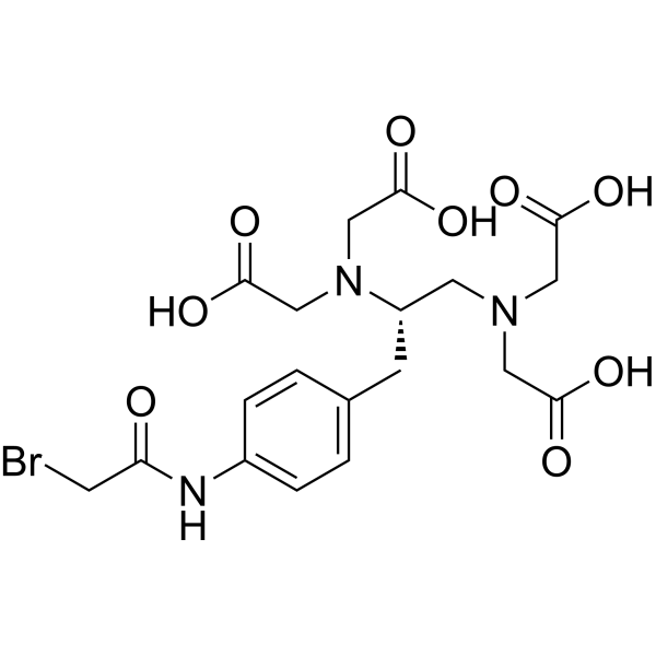 (S)-1-(对溴乙酰氨基苄基)乙二胺四乙酸图片