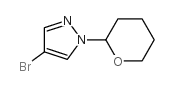 4-溴-1-(四氢-2H-吡喃-2-基)-1H-吡唑结构式