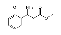methyl 3-amino-3-(2-chlorophenyl)propanoate结构式