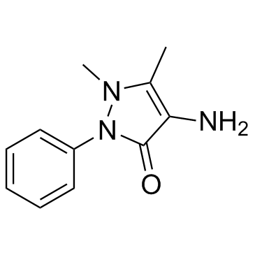 4-氨基安替比林结构式
